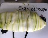 Une image de l'étape 4 de Sole dans son habillage de courgettes sauce crème aneth et citron.