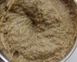 A picture of step 1 of Moong Dal Halwa.