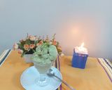 A picture of step 4 of Casar pista Malai kulfi.