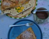 Almás, mandulás leveles tortácska (vegán) recept fázis 6 fotója