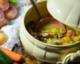 A picture of step 4 of Country Vegetable Soup.