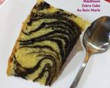 256. Zebra Cake Au Bain Marie langkah memasak 16 foto
