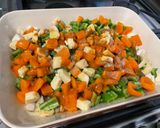 Une image de l'étape 12 de Légumes rôtis au four au brie et sauce prune.