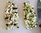 A picture of step 1 of Lasagne alla verdure - vegetarian lasagne.