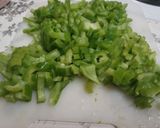 A picture of step 3 of Snake gourd poriyal fry.