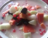 Foto langkah ke 1 dari resep Es buah pelangi.