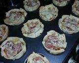 Foto del paso 5 de la receta: Canastitas rellenas de pollo y champioñones😋