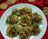 পাপড়ি চাট (paapri chaat recipe in Bengali) রেসিপি ধাপ - 7 ছবি