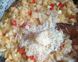 Foto del paso 5 de la receta: Torta de queso y cebolla de masa con mix de semillas de lino y sésamo.😍💫😍💫😍💫