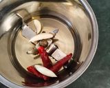 A picture of step 1 of Masoor dal Tadka.