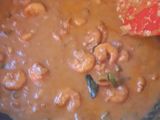 Prawns in coconut curry