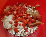 A picture of step 2 of Strawberry Oatmeal Cookies (Only 4 Ingredients).