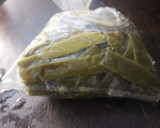 Foto del paso 1 de la receta: Judías verdes y patatas al microondas en sartén individual