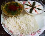 A picture of step 4 of Daal Palak.