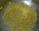 A picture of step 1 of Achari macaroni #eidkay pakwan.