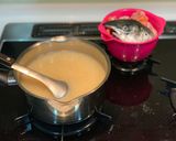 鮭魚味增湯的食譜步驟1照片