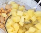 A picture of step 2 of Special Chana Chaat with Aloo.
