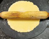 A picture of step 2 of Jackfruit Flour Roti.