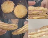 รูปขั้นตอนการทำที่ 4 ของ Hamcheese Pocket By Air Flyer : ขนมปังแฮมชีสทอดไร้น้ำมัน 🍞🧀🤍
