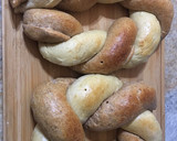 Foto del paso 7 de la receta: Pan lactal bicolor trenzado
