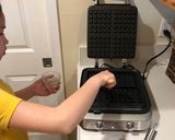 A picture of step 5 of Vegan Waffles.