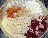 A picture of step 1 of Healthy Beetroot Pulp Tikki Chaat.