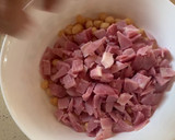 Foto del paso 1 de la receta: Ensalada de garbanzos con lacón