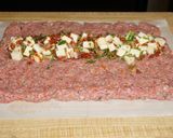 A picture of step 2 of Meatloaf with Mozzarella Cheese and Sun-Dried Tomatoes, Jon Style.