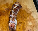 Foto del passaggio 5 della ricetta Costine di maiale con pancetta al BBQ