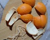 Une image de l'étape 1 de Confiture d'écorces d'orange roulées 🍊.
