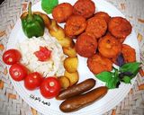 عکس مرحله 7 از دستور فلافل بدون نخود (فلافل دال عدس) 😍 Lentil falafel