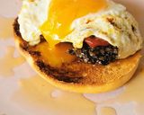 Foto del paso 5 de la receta Pincho de morcilla, huevo y piquillos