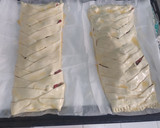 Foto del paso 3 de la receta: Trenza de hojaldre de pollo, bacon y queso