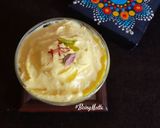 A picture of step 3 of Kesar Shrikhand.