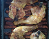 Foto del paso 5 de la receta: Pollo asado a la cerveza negra con batata y cebolla a las hierbas provenzales