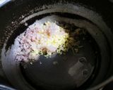 A picture of step 3 of Cream Pasta with Meatballs.