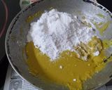 A picture of step 3 of Besan ladoo.