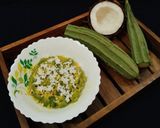 A picture of step 5 of Coconut Ridge Gourd Sabji.