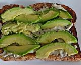 A picture of step 4 of My Avocado, Poached Egg & soft cheese open Toastie 😋.