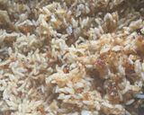 A picture of step 3 of Coconut Rice with Jaggery.