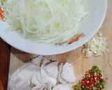 รูปขั้นตอนการทำที่ 1 ของ มะละกอผัดพริกอกไก่