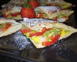 صورة لخطوة 4 من وصفة حلى البف باستري بالكاسترد🍰🧇👩🏻‍🍳