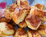 Sajtos-krumplis pogácsakockák recept fázis 8 fotója
