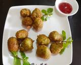 Pudina-Rice Pakoras recipe step 4 photo