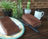 Foto langkah ke 15 dari resep Brownies kukus lapis keju putih telur.