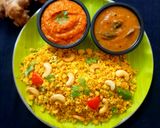 A picture of step 6 of Egg kothu idly.
