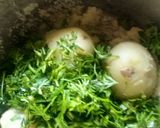 A picture of step 2 of Aloogedde Rave berallugalu.