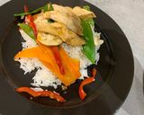 A picture of step 6 of Tony’s Chicken stir Fry.