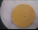 A picture of step 3 of Moong Dal Triangle Paratha.