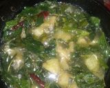 A picture of step 6 of Kashmiri Kadam Saag.